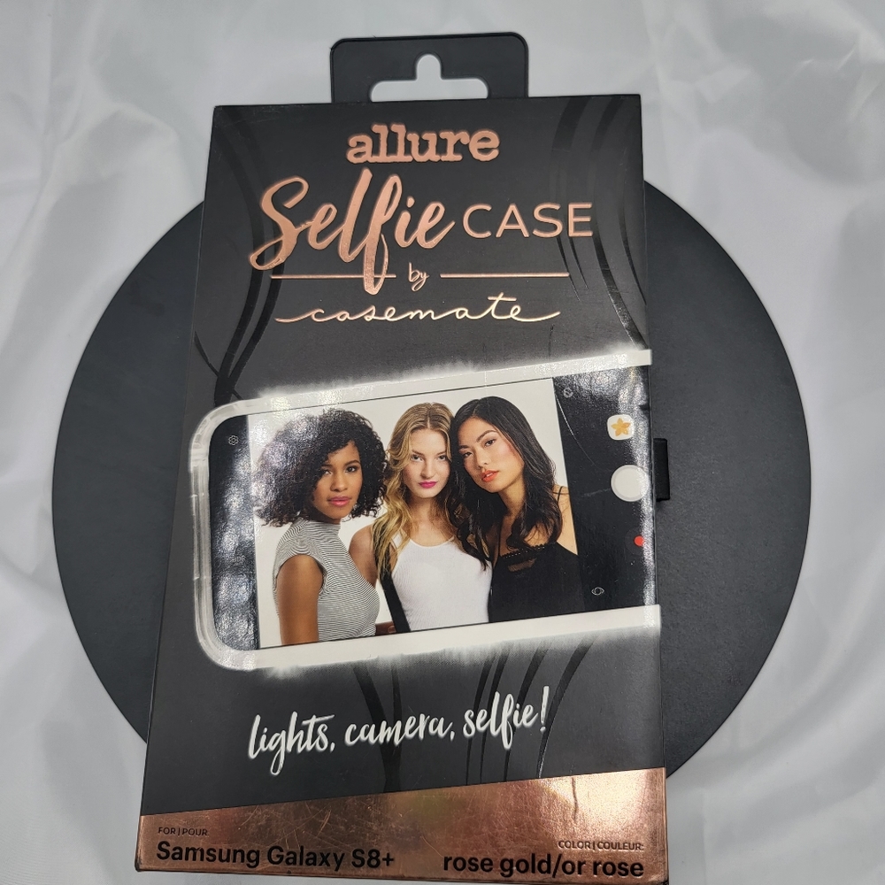Allure (Case-Mate) Selfie Case for Samsung S8+ Rose Gold - Picture 3 of 12